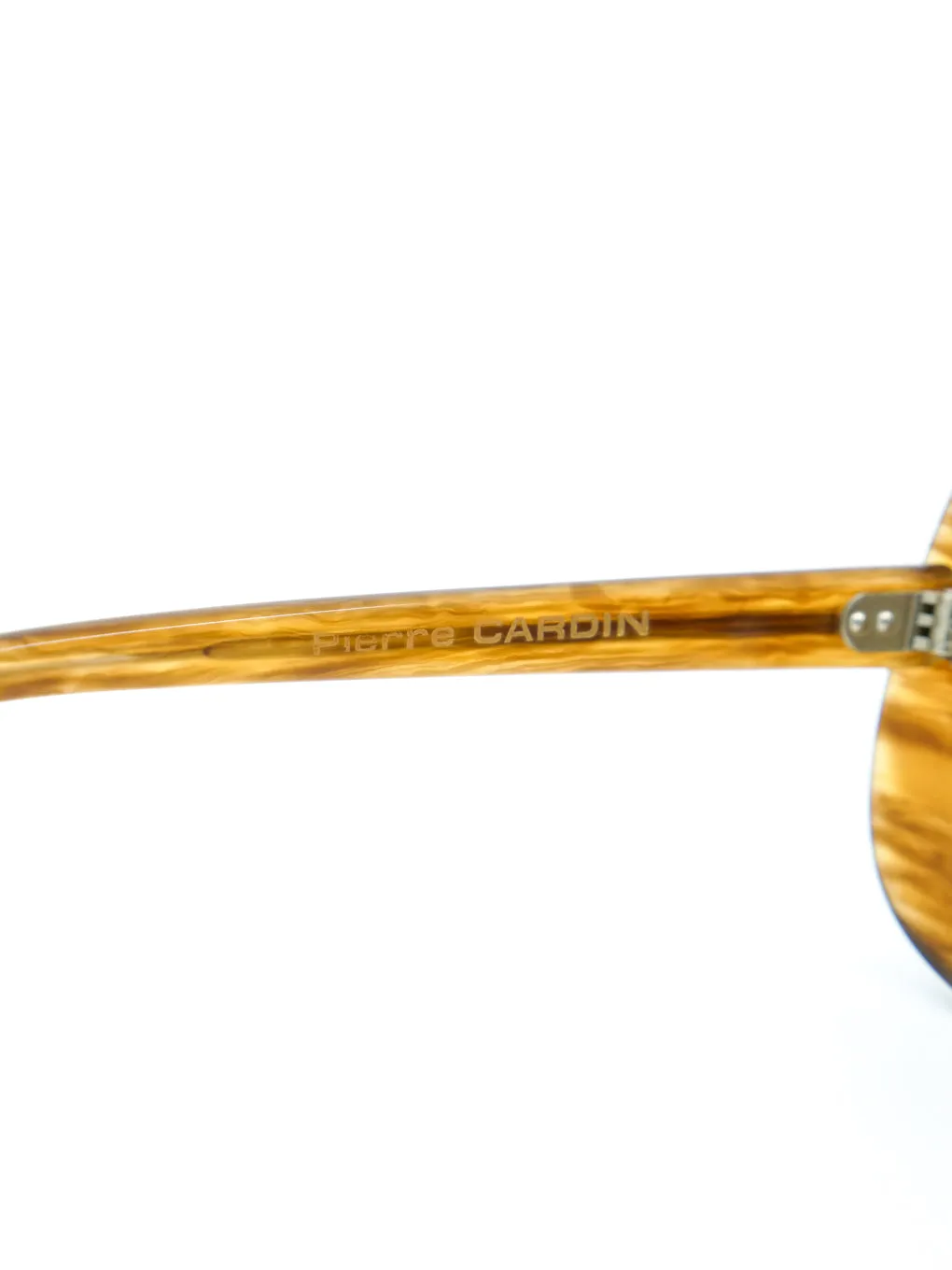 Pierre Cardin Woodgrain Butterfly Sunglasses