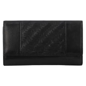 Pierre Cardin Woven Italian Leather Wallet PC3489