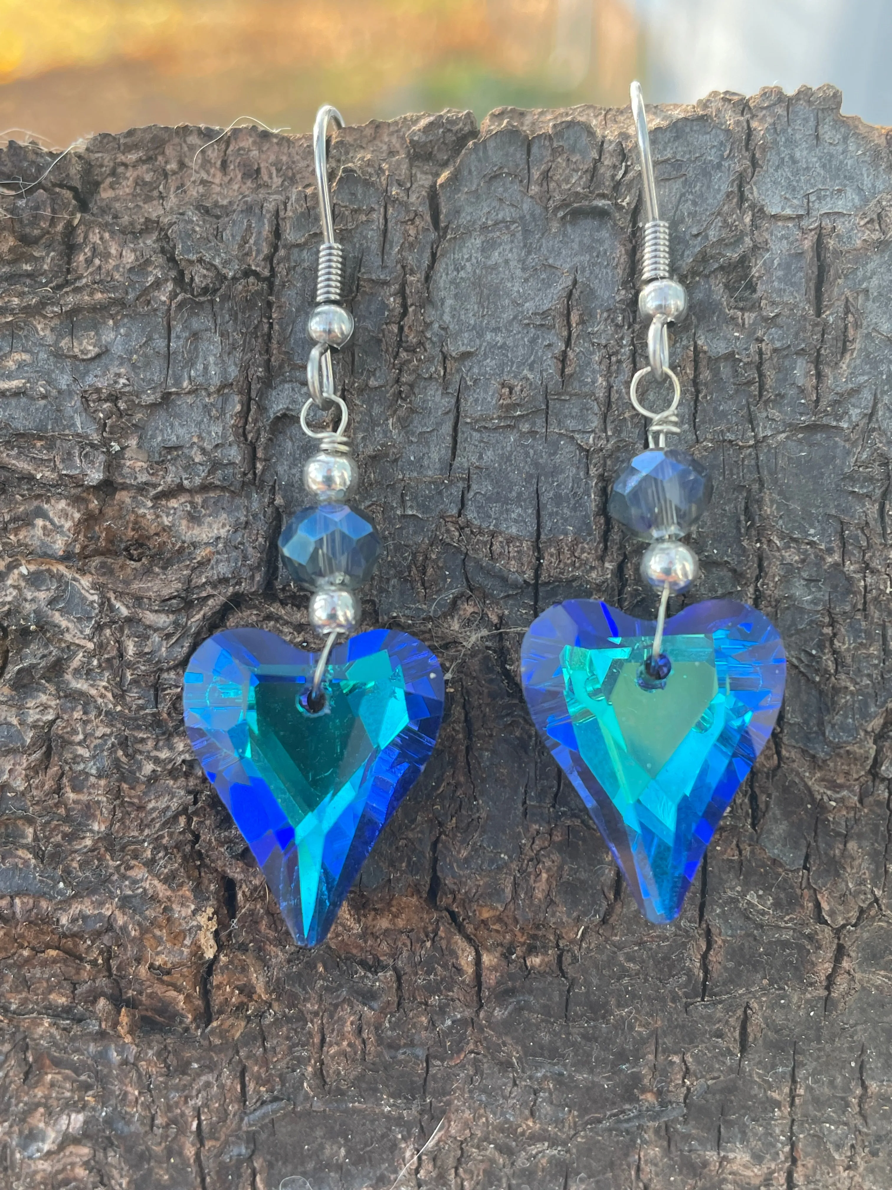 Pointed Heart Earrings