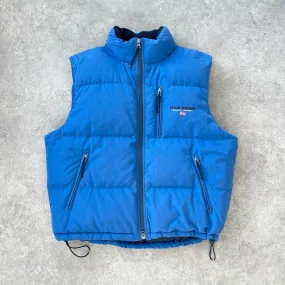 Polo Sport Ralph Lauren 1990s fleece lined down fill puffer gilet (L)