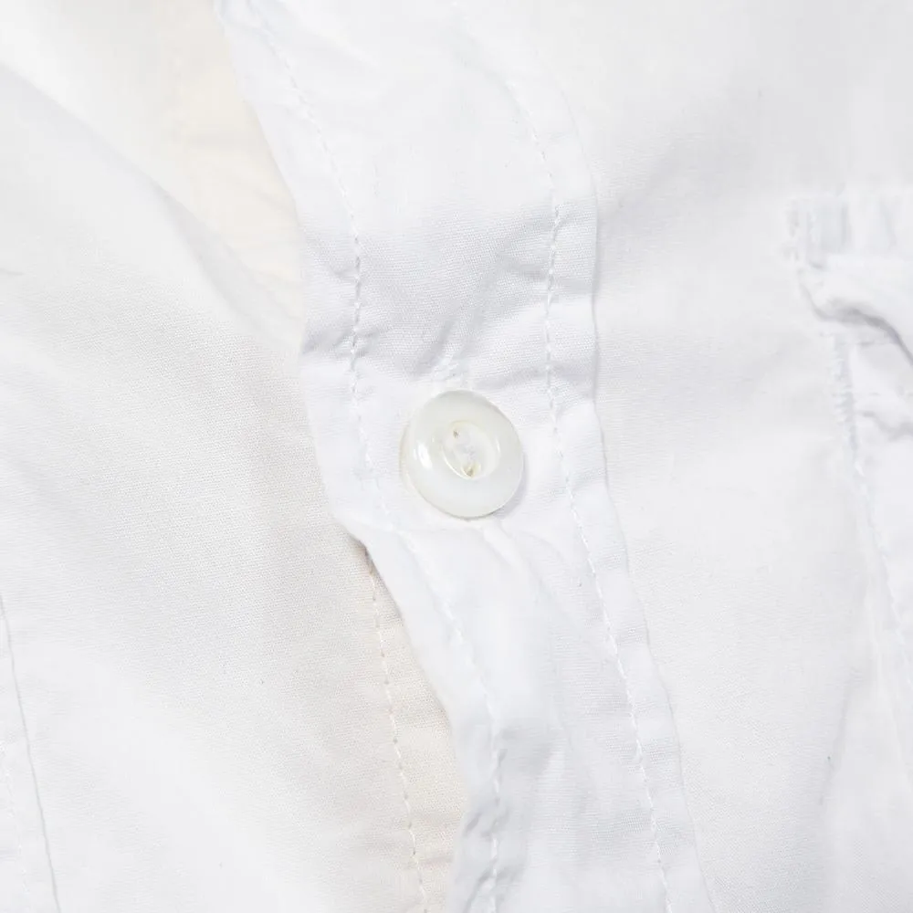 Post Overalls Cruzer ShirtWhite Cotton Broadcloth