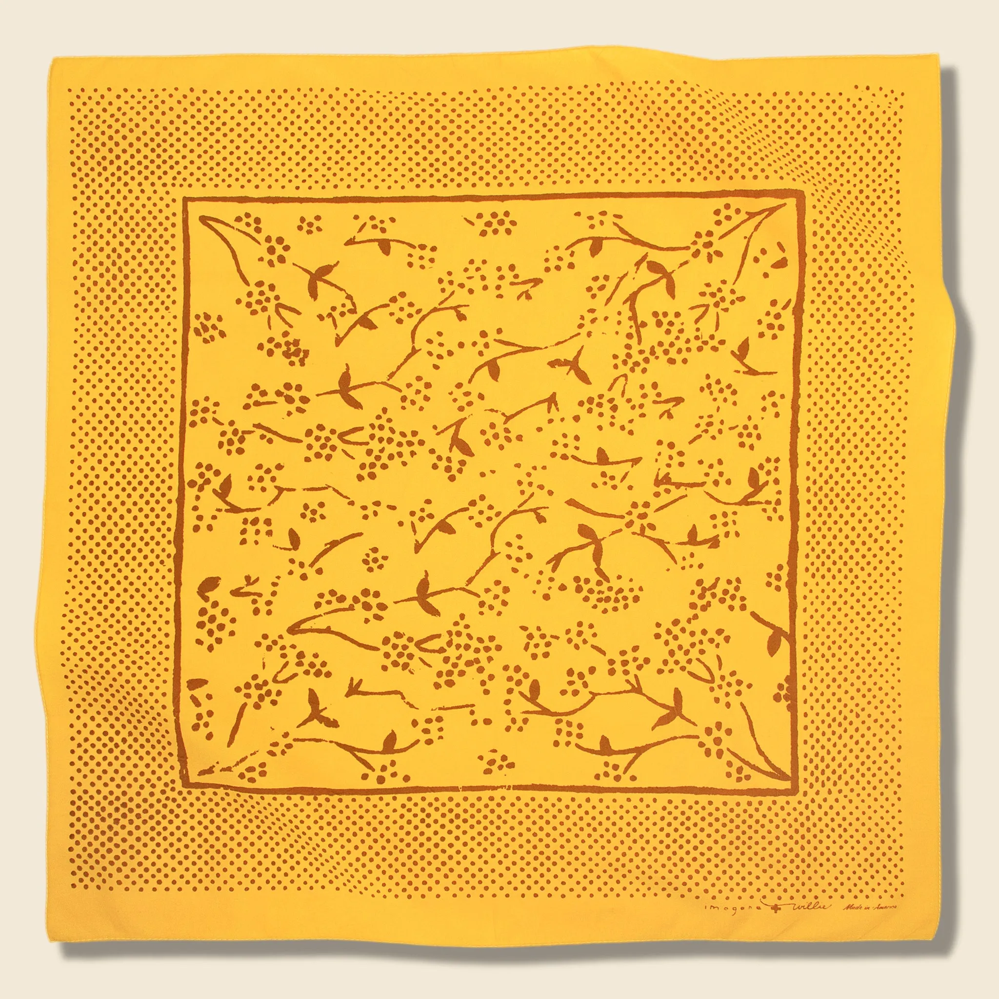 Rose Bandana - Sunset Yellow