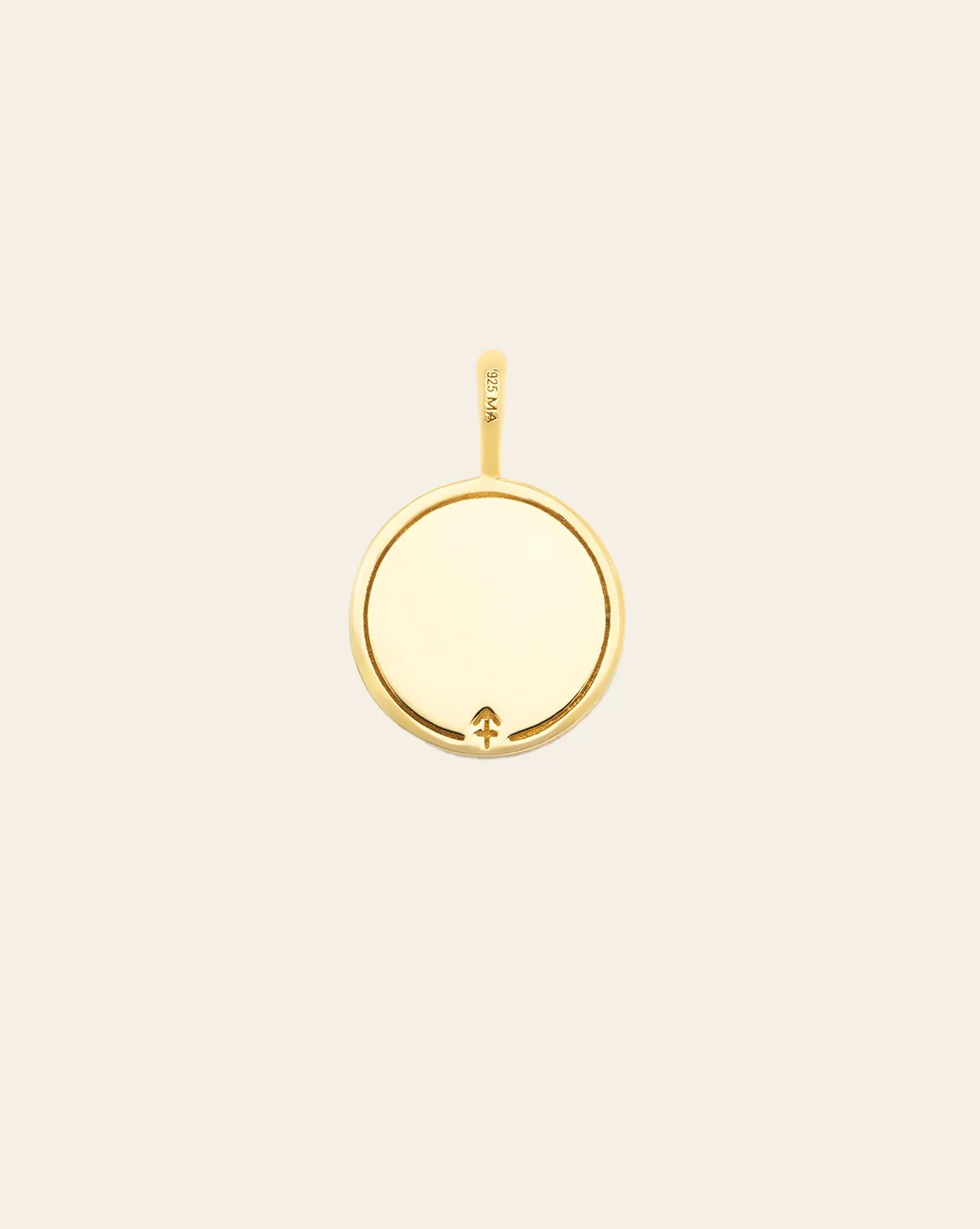 Sagittarius Medallion - Gold Vermeil