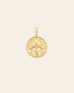 Sagittarius Medallion - Gold Vermeil