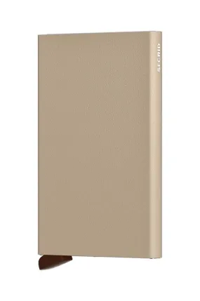 Secrid card holder beige color