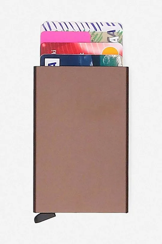 Secrid card holder brown color