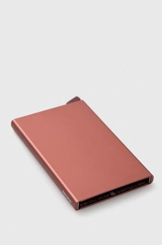 Secrid card holder pink color