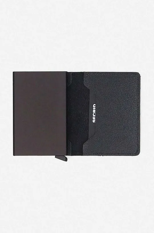 Secrid leather wallet black color