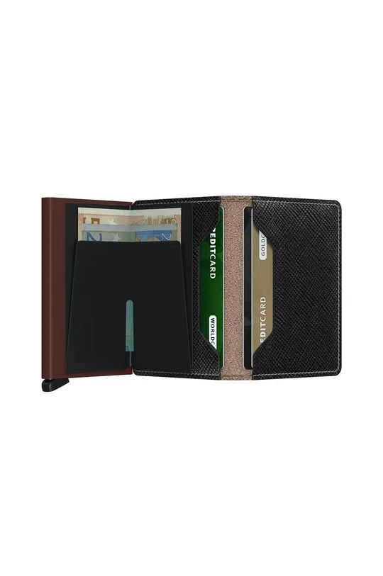 Secrid leather wallet men’s black color