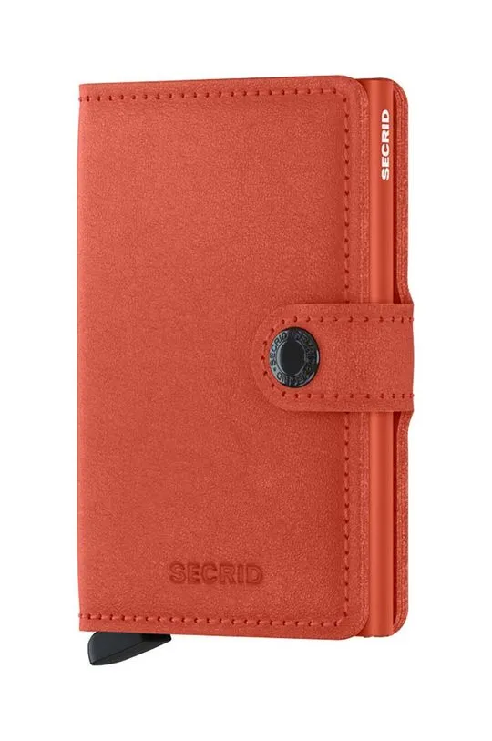 Secrid leather wallet Miniwallet Original Orange orange color