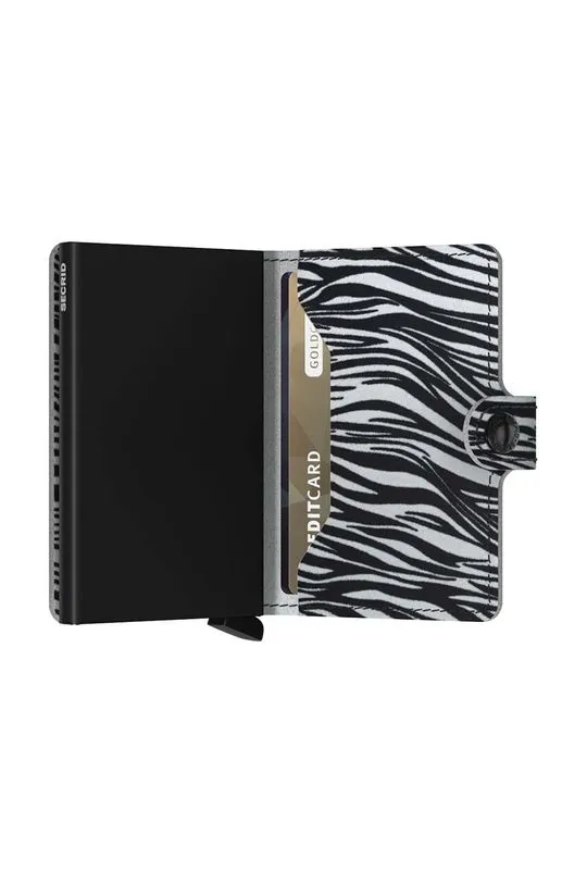 Secrid leather wallet Miniwallet Zebra Light Grey gray color