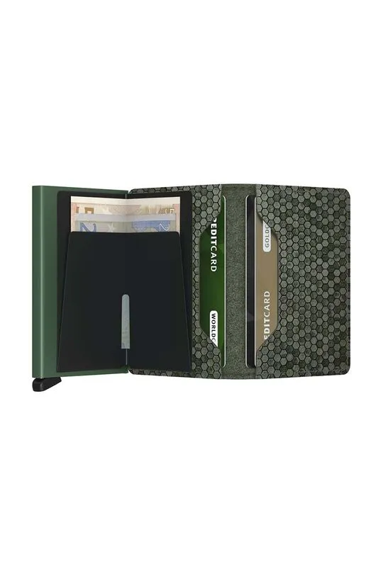 Secrid leather wallet Slimwallet Hexagon Green green color