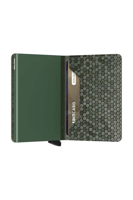 Secrid leather wallet Slimwallet Hexagon Green green color