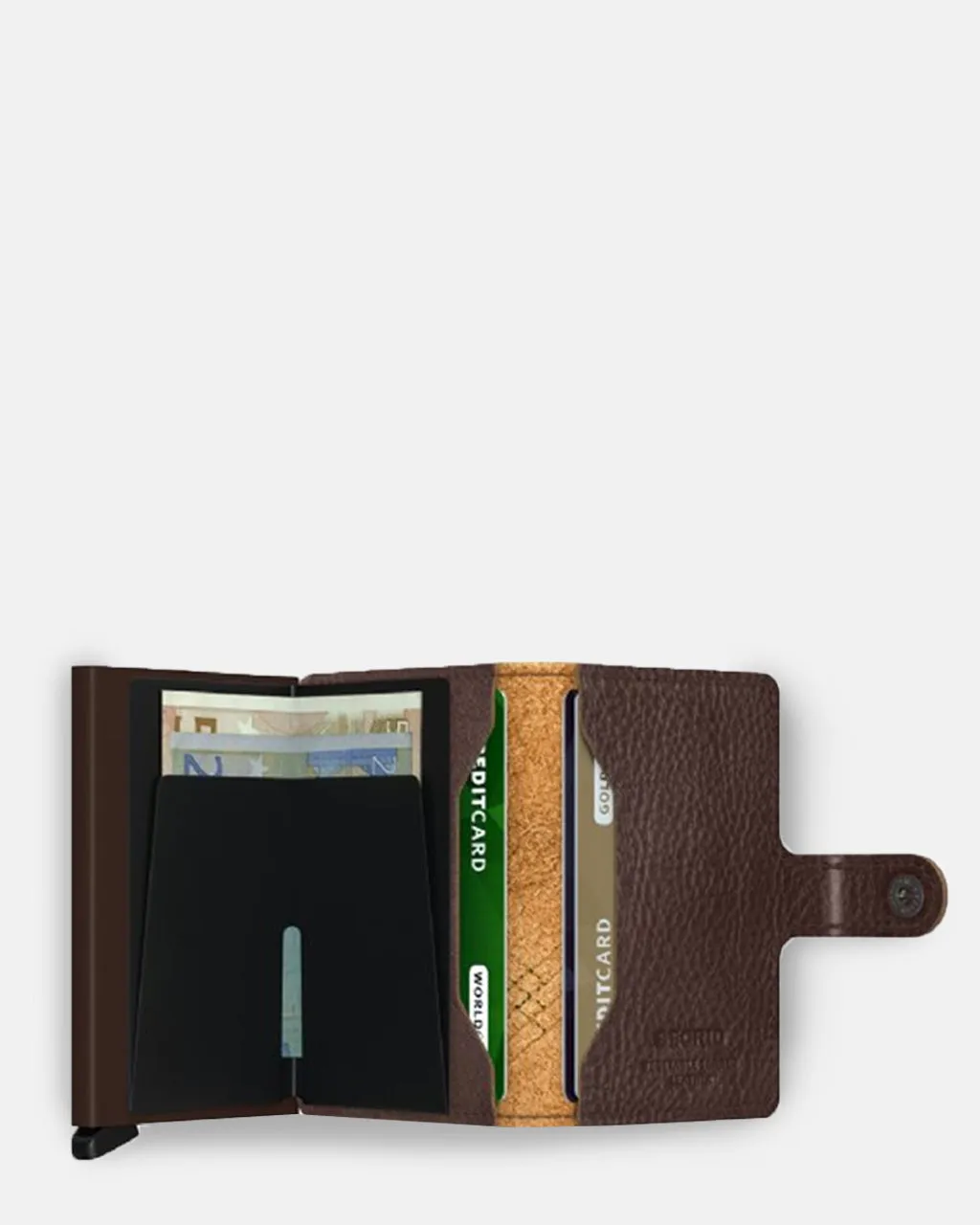 Secrid Mini Wallet Stitch Linea Espresso