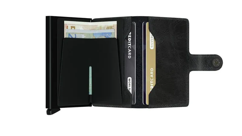 Secrid Mini Wallet Vintage - Black