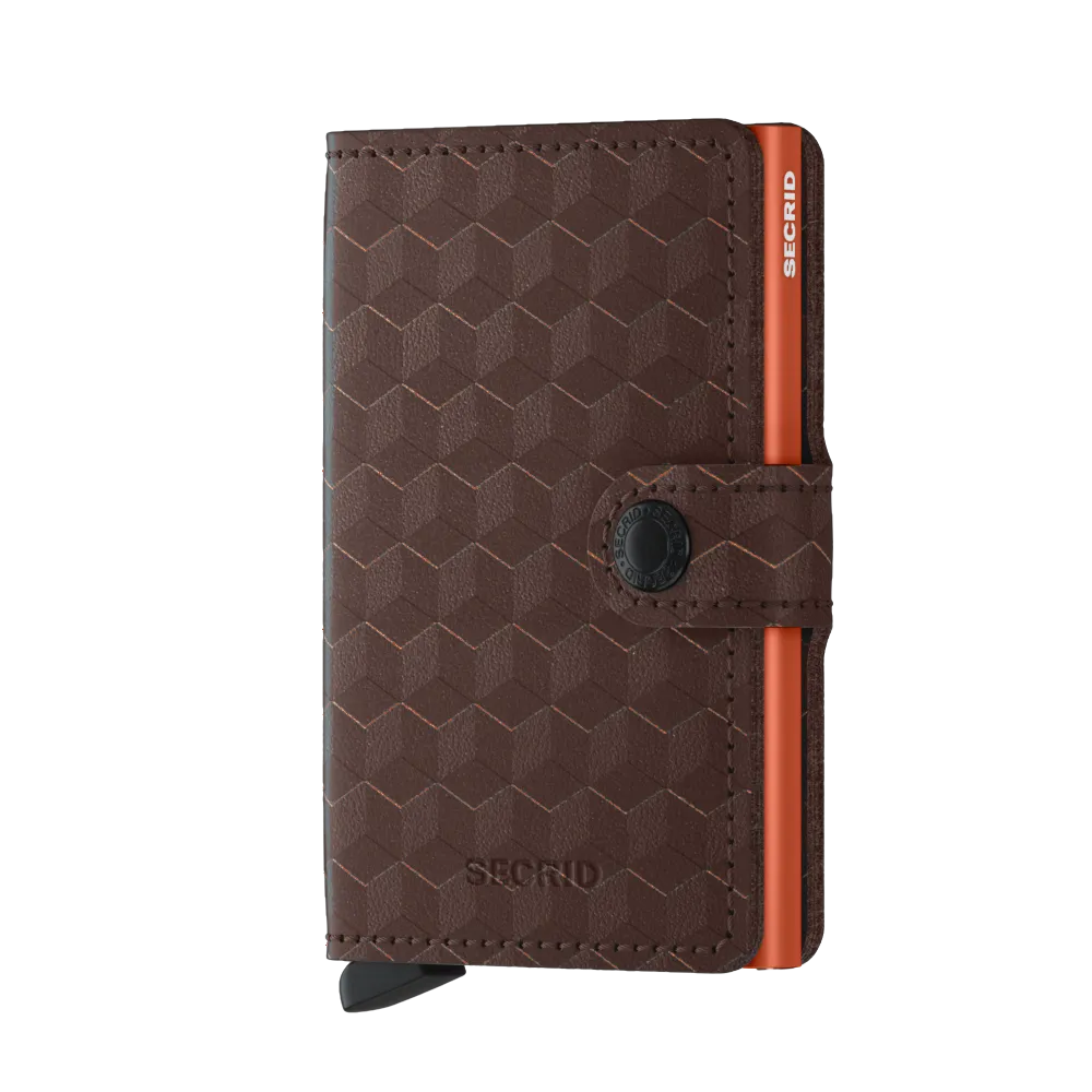 Secrid Miniwallet – Optical Brown/Orange