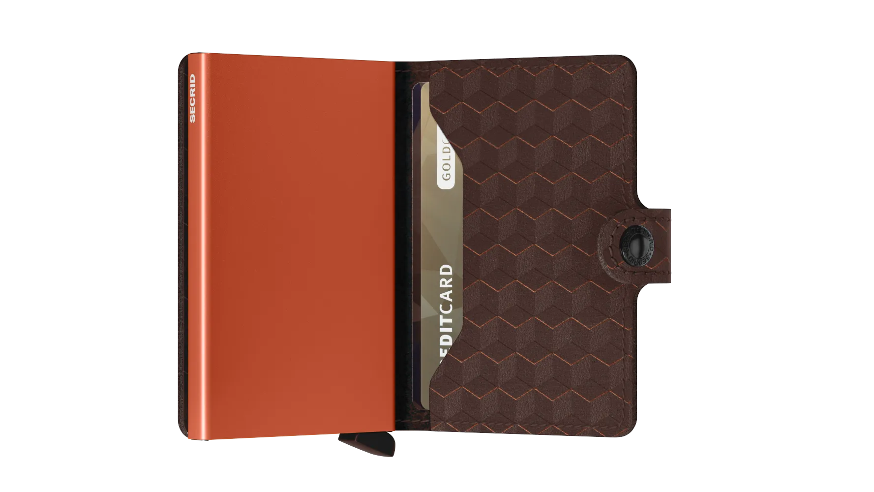 Secrid Miniwallet – Optical Brown/Orange