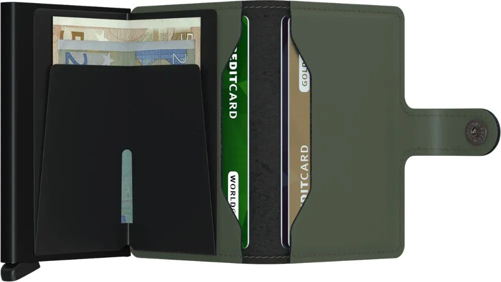 SECRID Miniwallet Matte Green-black