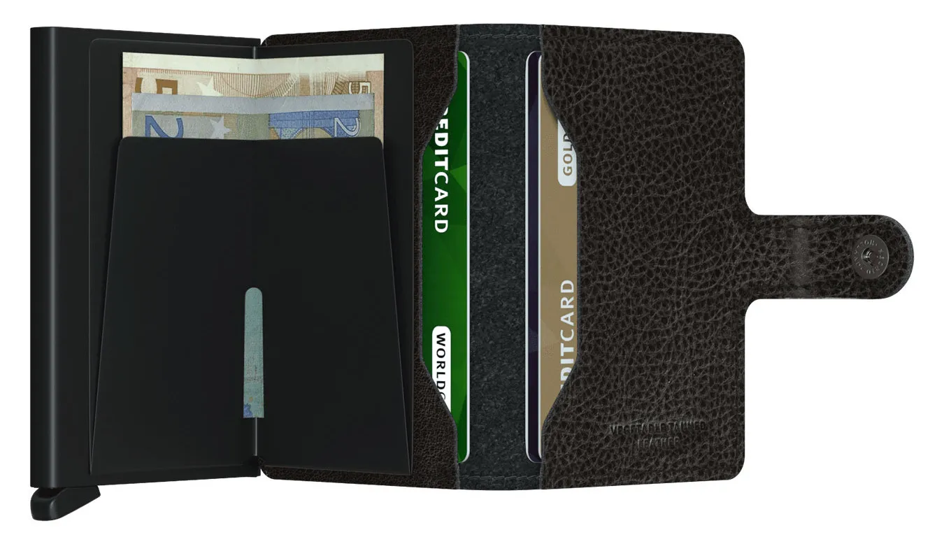 Secrid Miniwallet Tan Black-Black