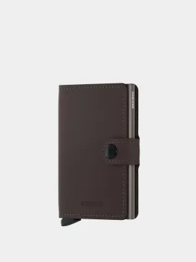 Secrid Miniwallet Wallet (matte truffle)