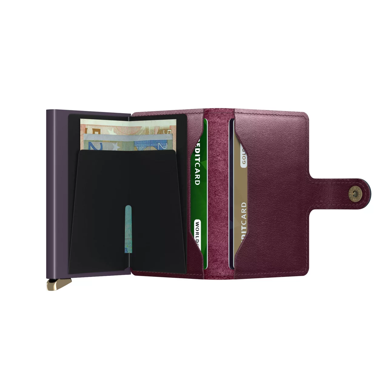 SECRID Premium Mini Wallet - Bordeaux