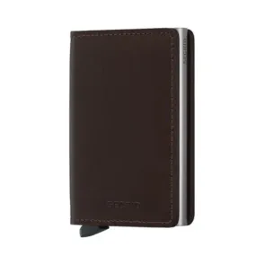 Secrid Slim Original Wallet in Dark Brown