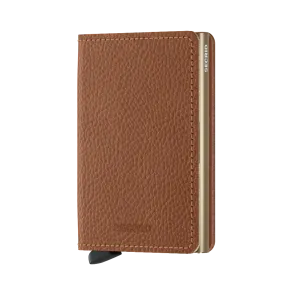 Secrid Slim Veg Tanned Wallet in Caramello/Sand