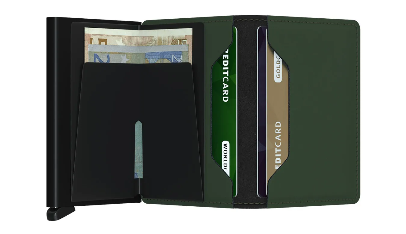 Secrid Slimwallet Matte Green & Black