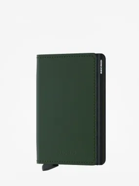 Secrid Slimwallet Matte Wallet (green/black)