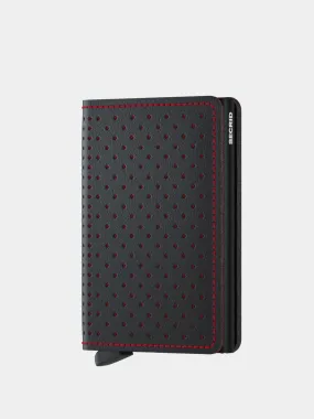 Secrid Slimwallet Wallet (perforated black red)