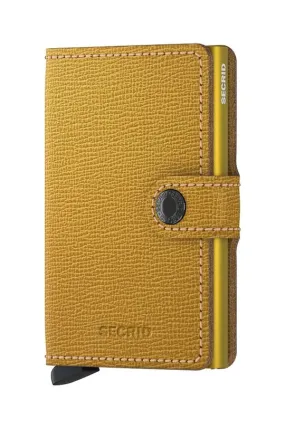 Secrid wallet Crisple Ochre yellow color