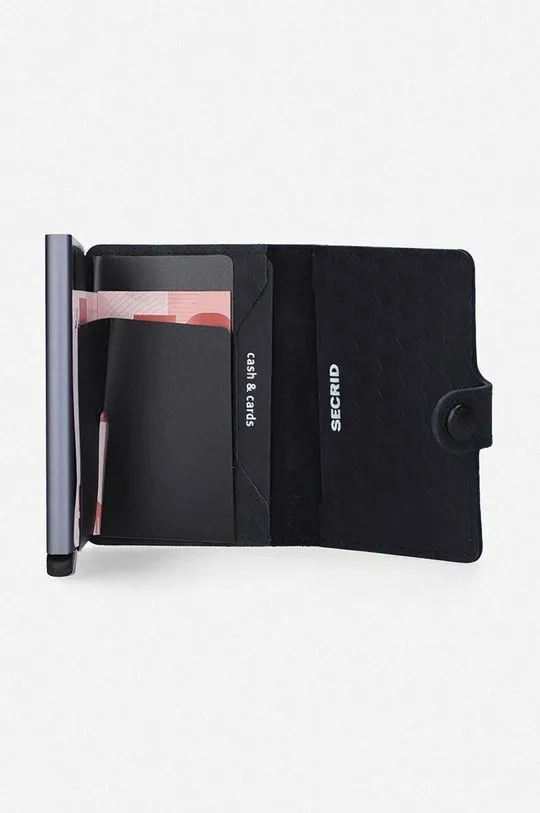 Secrid wallet Miniwallet Optical MOP-BLACK-TITANIUM black color