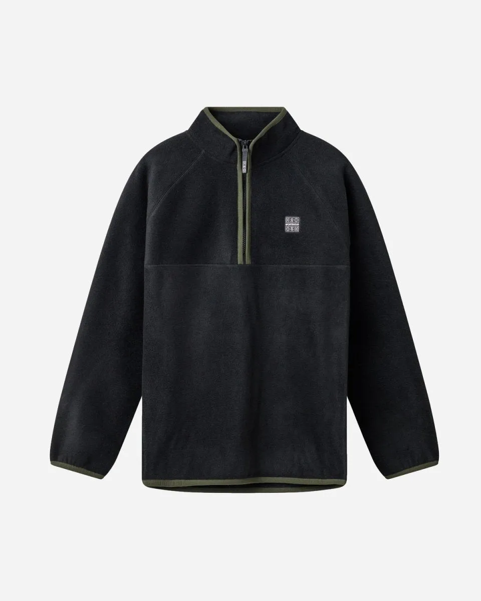 Sejer Fleece Half Zip - Black