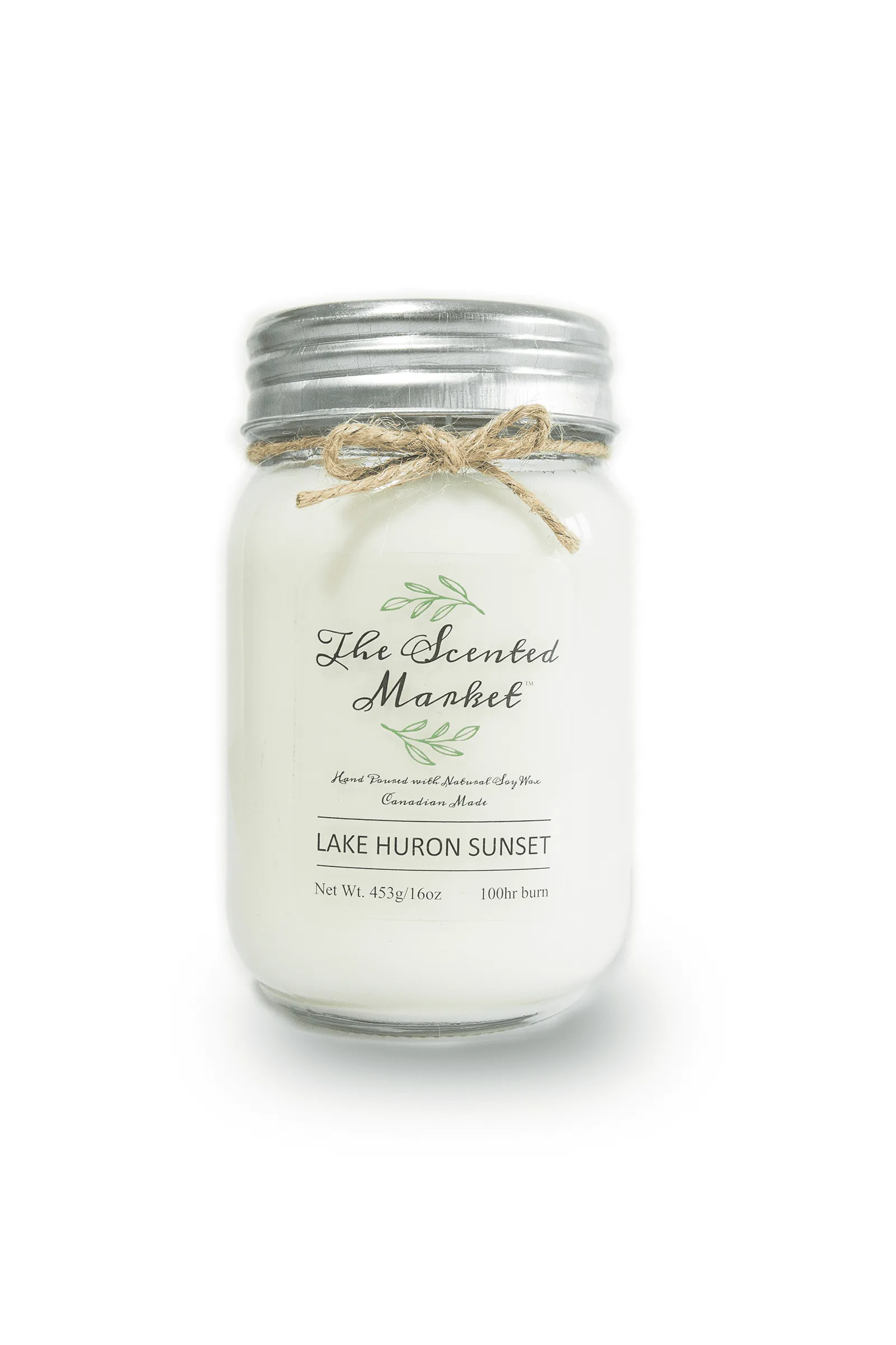 Signature LAKE HURON SUNSET Soy Wax Candle 16 oz