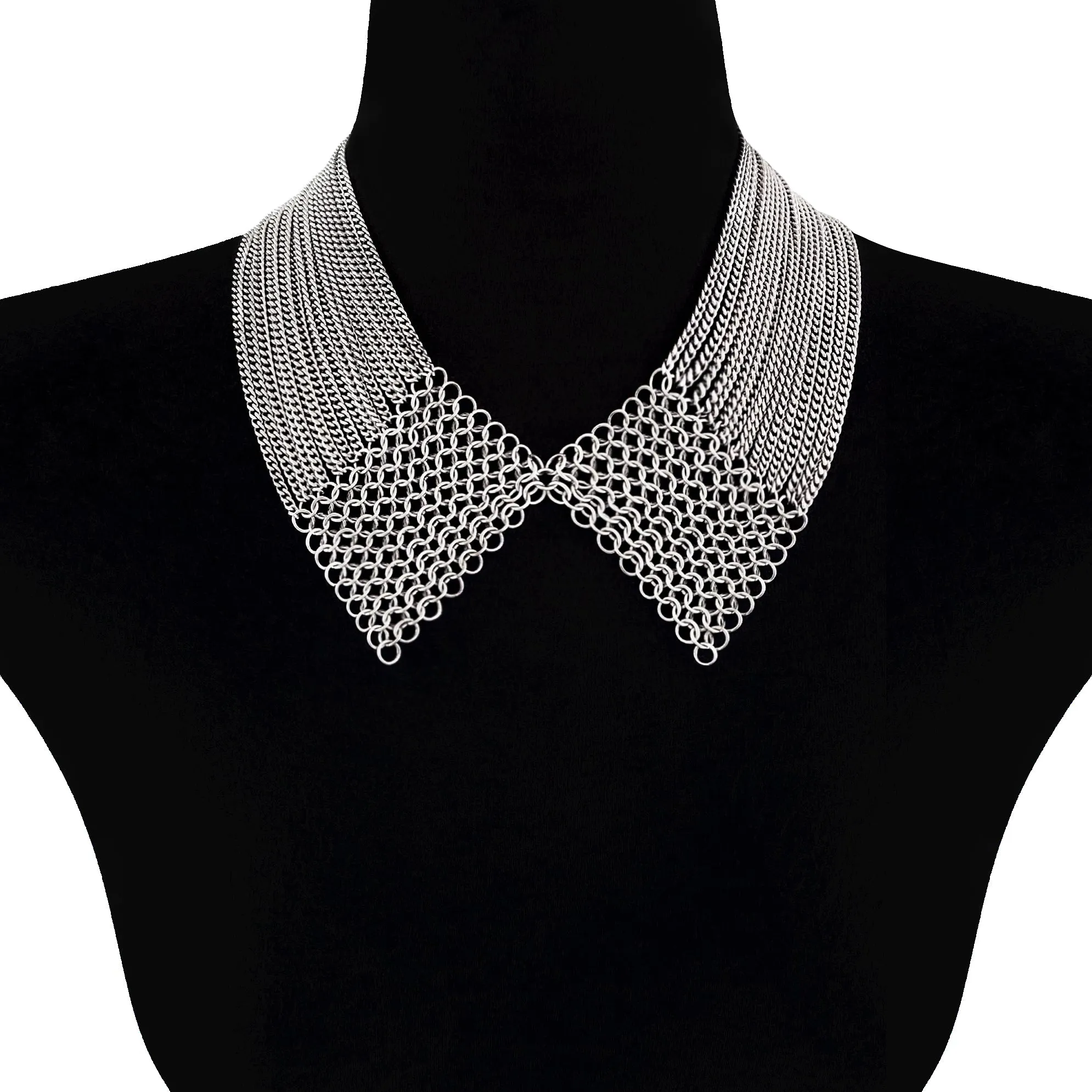 SLINKY Pointed Collar Necklace