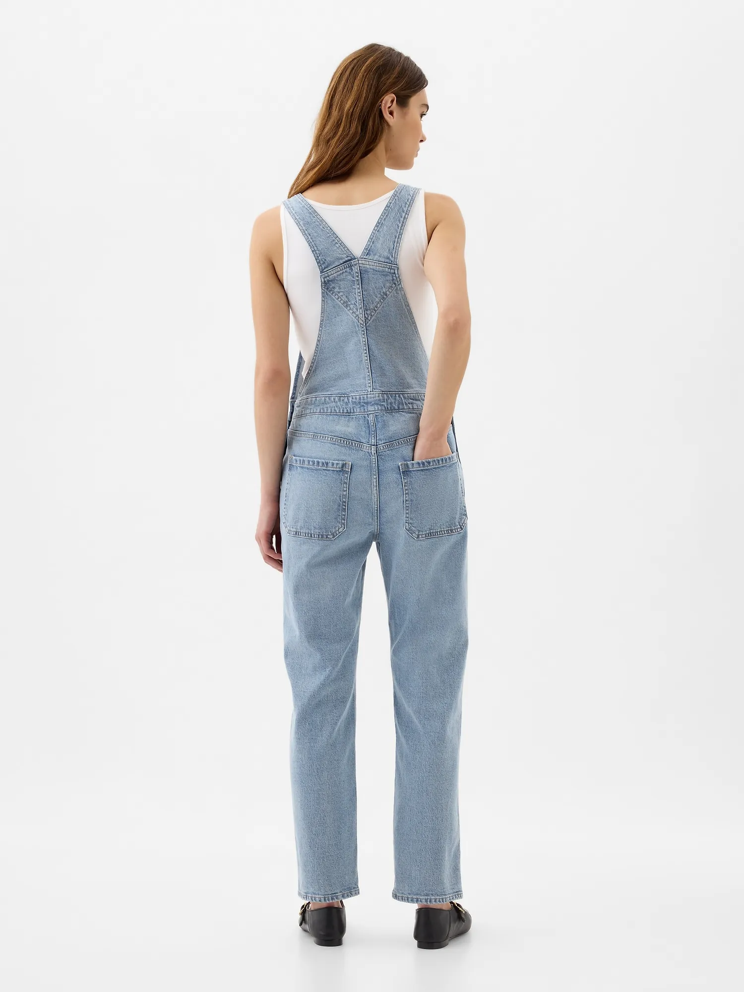 Slouchy Denim Overalls