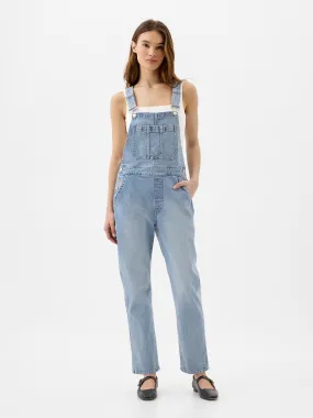 Slouchy Denim Overalls