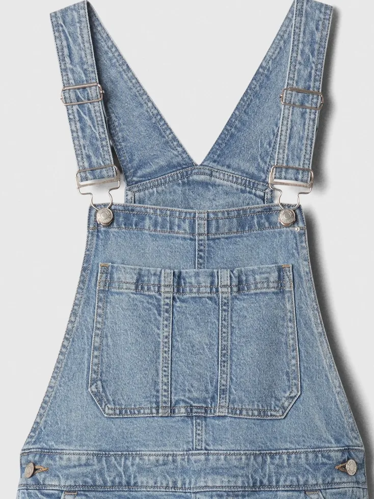 Slouchy Denim Overalls