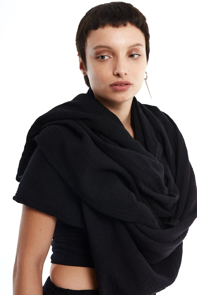 SOFT WOVEN FABRIC SHAWL