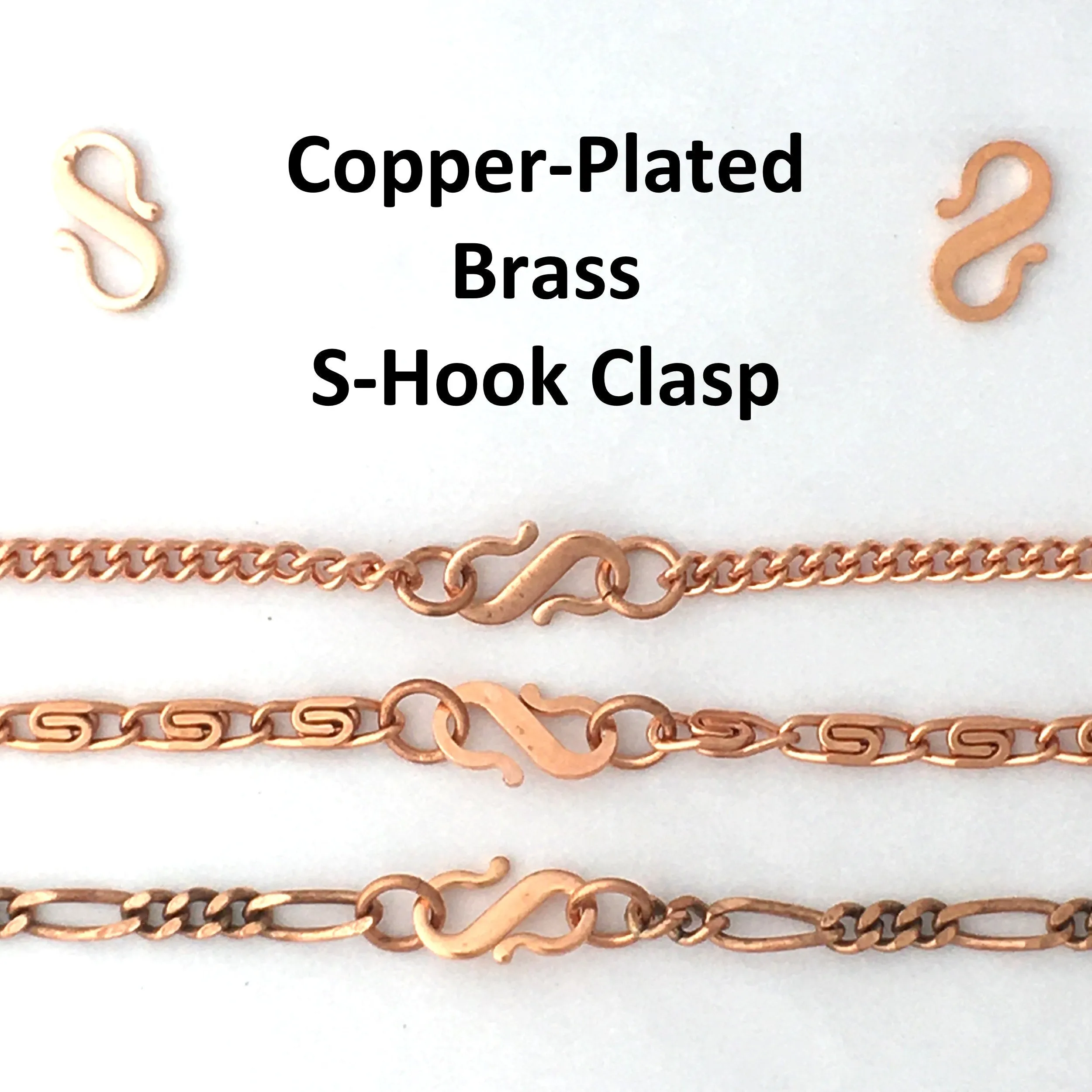 Solid Copper Necklace Chain Medium 5mm Cuban Curb Chain Necklace NC72 Pure Copper Curb Curb Chain Necklace 18 Inch Chain