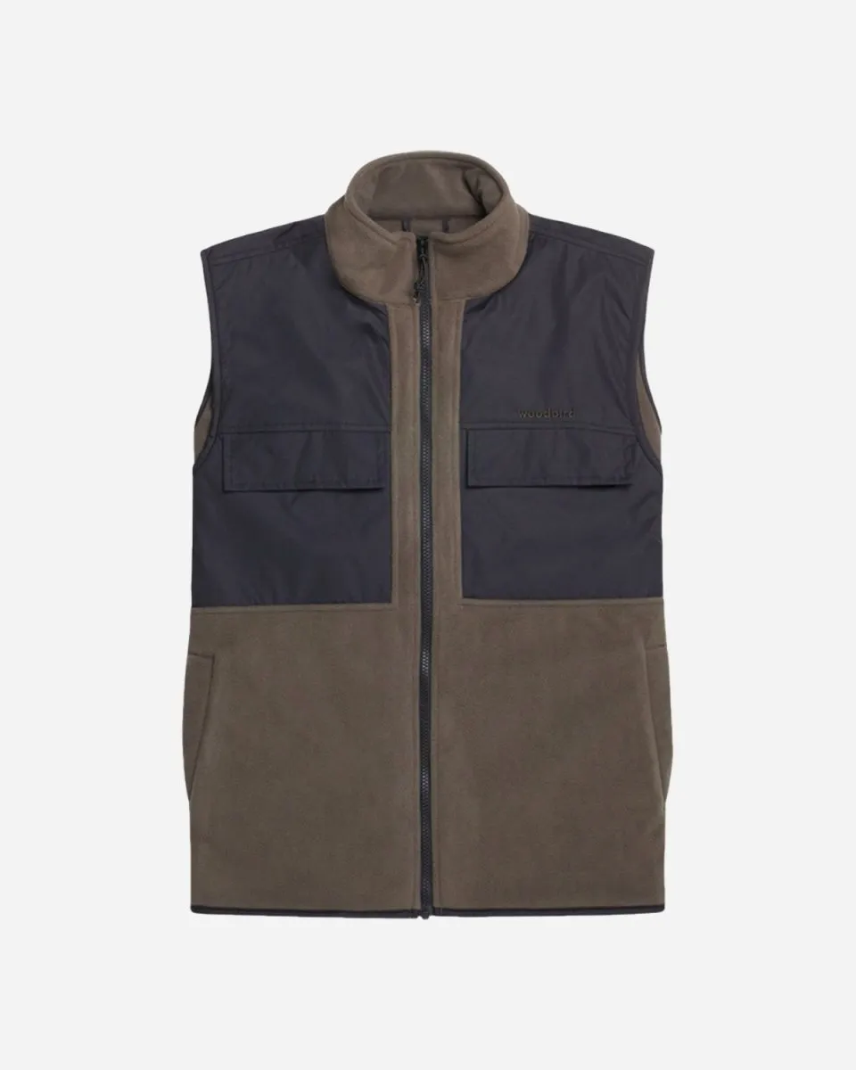 Strukt Fleece Vest - Army Green