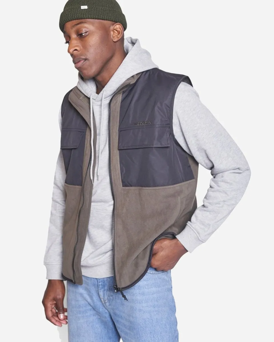 Strukt Fleece Vest - Army Green