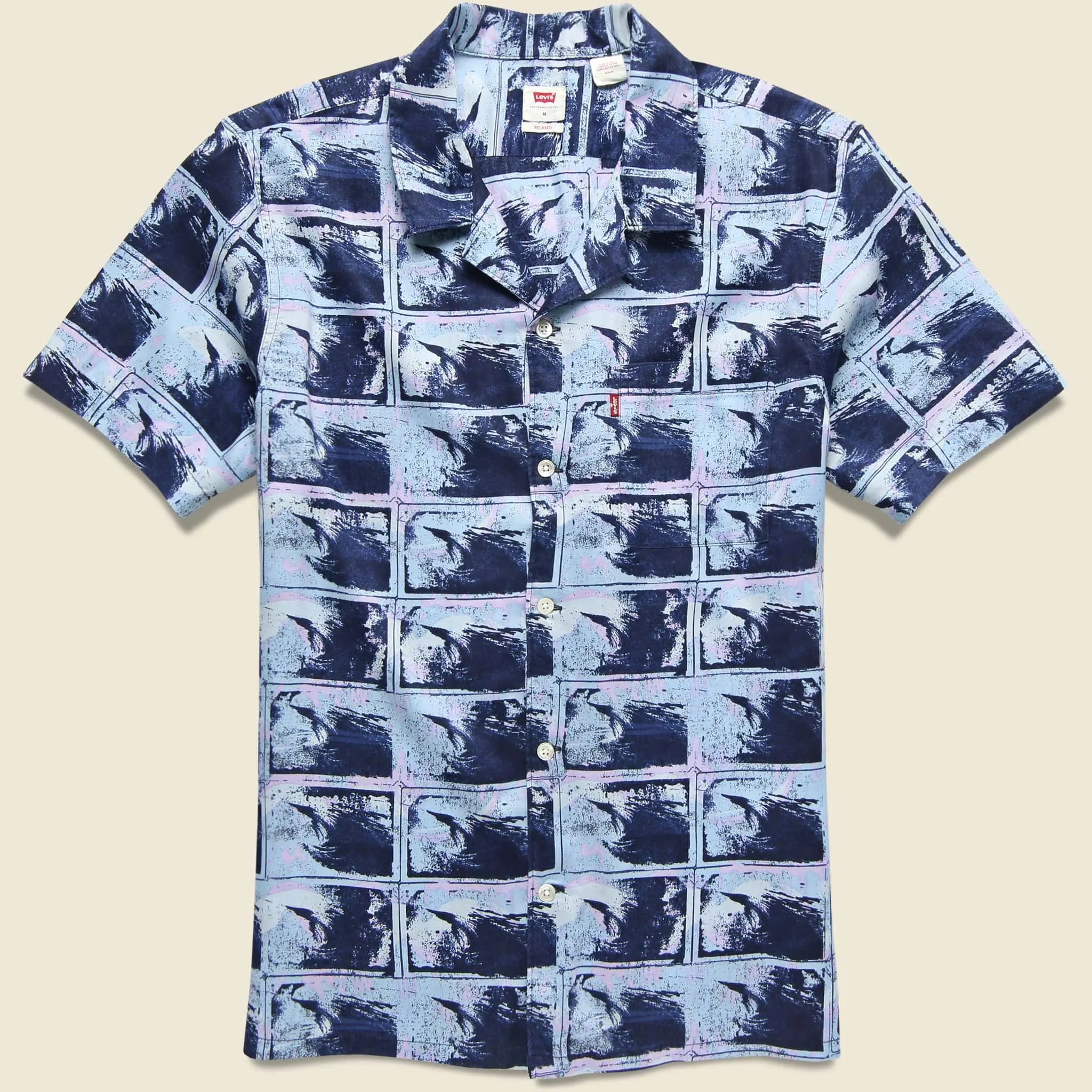 Sunset Camp Shirt - Ziggy Wave Lavender