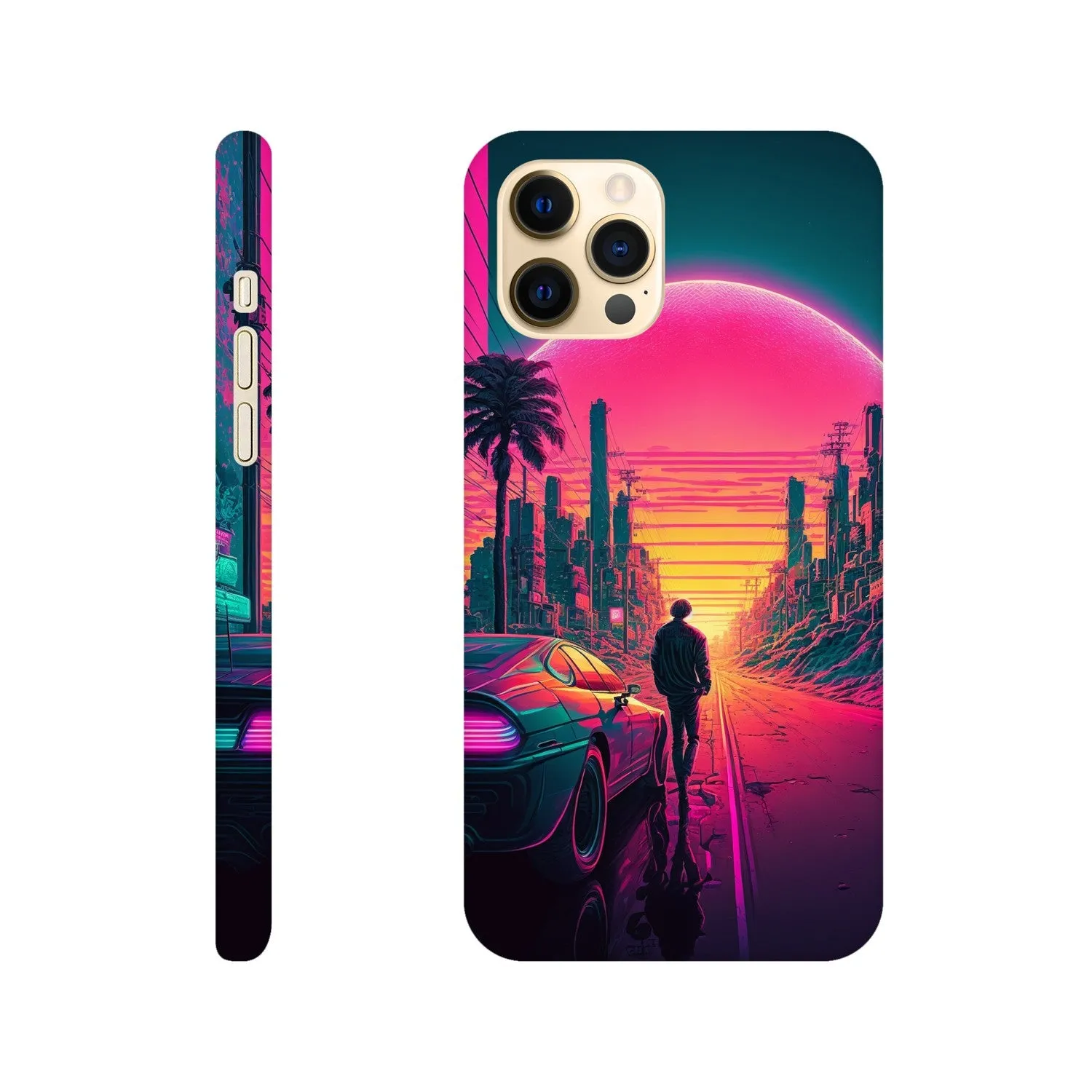 Sunset Cyberpunk Phone Case