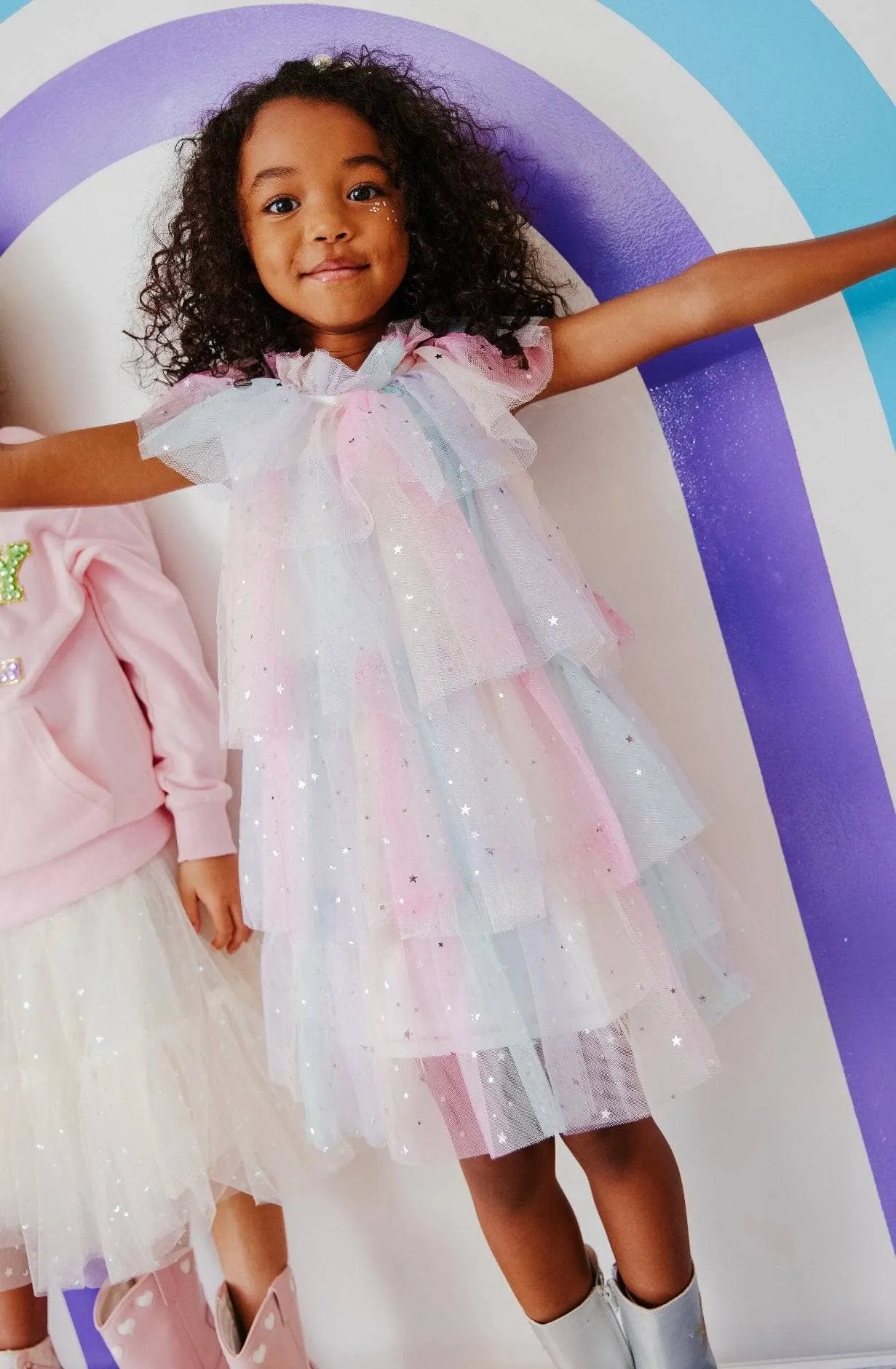 Sunset Stars Tulle Dress