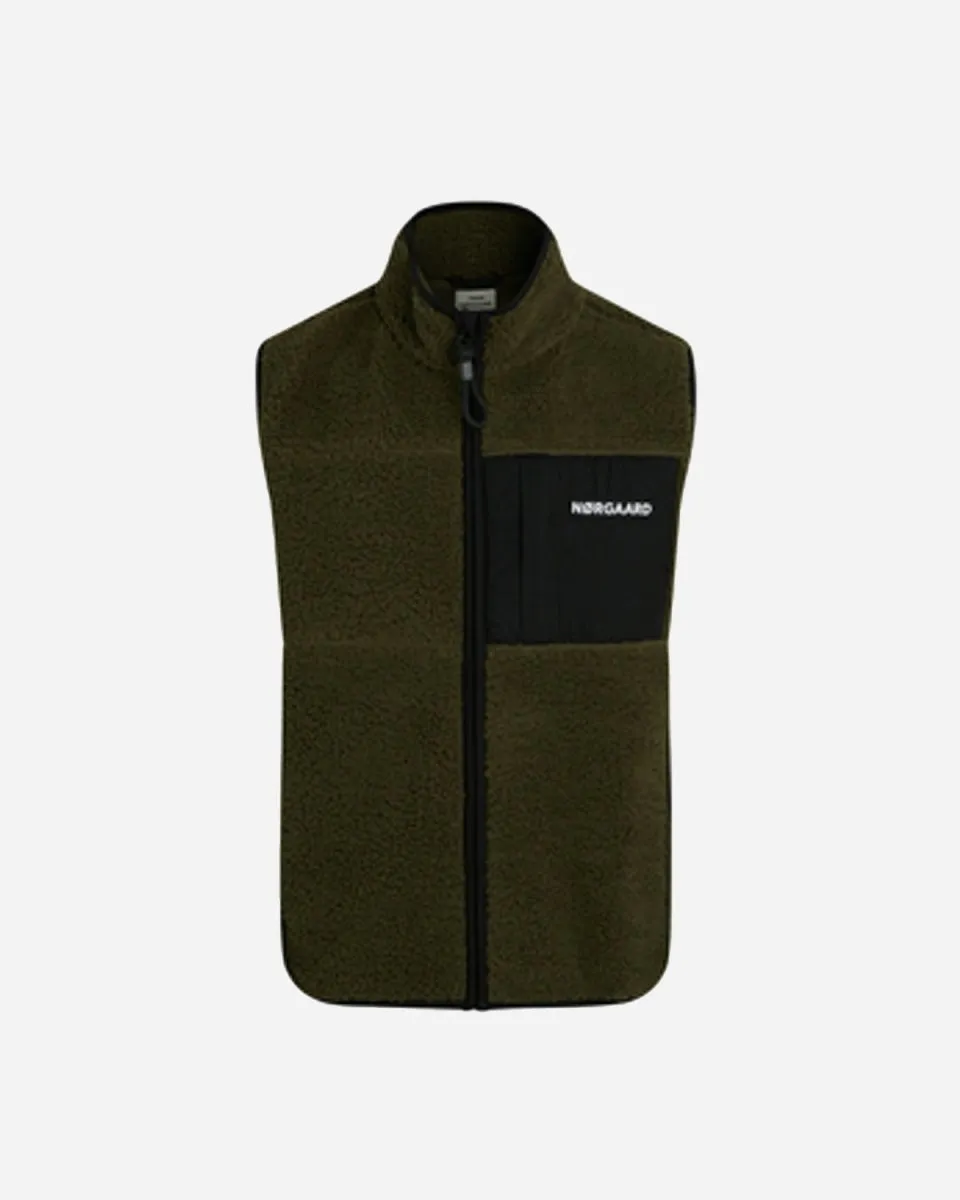 Teddy Fleece Vilads Vest - Forest Night