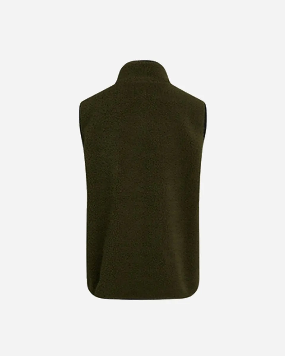 Teddy Fleece Vilads Vest - Forest Night