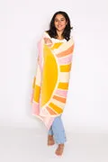 THE SUNSET VELOUR BEACH TOWEL