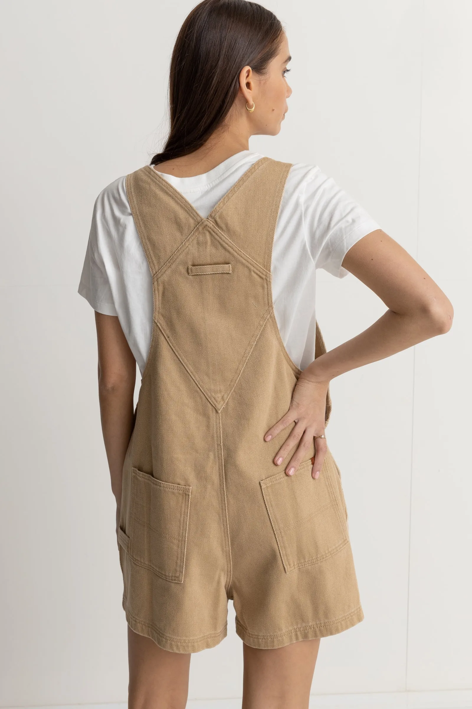 Tide Short Overall  Caramel