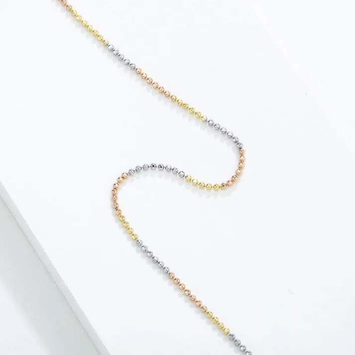 Tricolour Simple Dainty Anklet